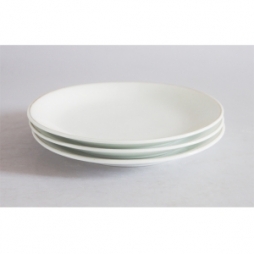 Bộ 03 đĩa sứ một lá phi 26cm (Trắng) Bộ 03 đĩa sứ một lá phi 26cm (Trắng)