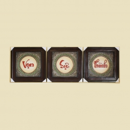 Tranh sứ vuông Vạn Sự Thành