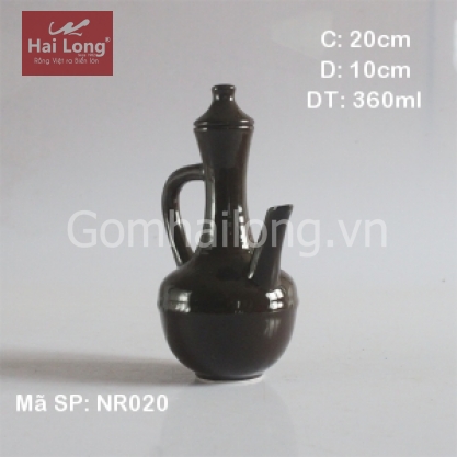 Nậm rượu sứ phong cách Ethiopia