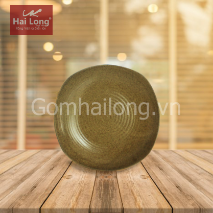 Đĩa ảo đen lòng gốm số 3