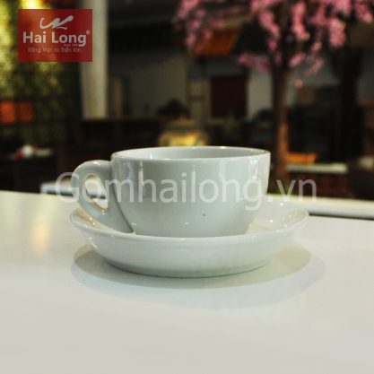 Tách cà phê Capuccino TBN 220 ml (Trắng)
