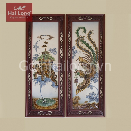 Tranh sứ tứ linh