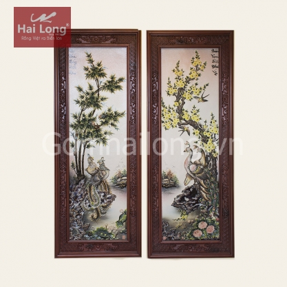 Tranh sứ Tùng Cúc Trúc Mai_08