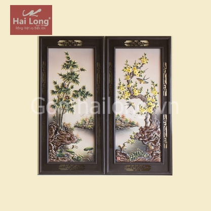 Tranh sứ Tùng Cúc Trúc Mai_10