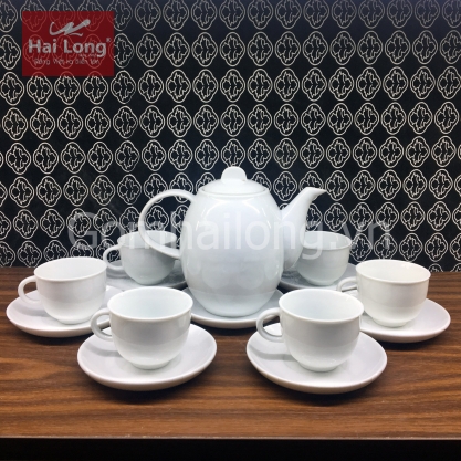 ấm chén pha trà gốm sứ Hải Long Bát Tràng