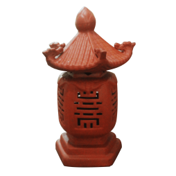 đèn gốm trang trí sân vườn