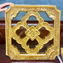 gạch thông gió men hoàng thổ gạch thông gió men hoàng thổ