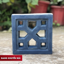 gạch thông gió bằng gốm - hoạ tiết chữ Y - men xanh chivas gạch thông gió bằng gốm - hoạ tiết chữ Y - men xanh chivas