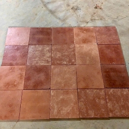 gạch 20x20 men đỏ cam