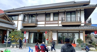 ngói âm dương phong cách Nhật Bản