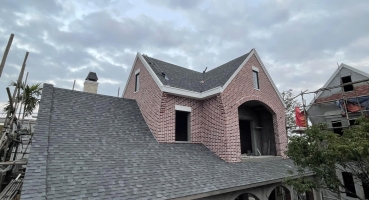 Ứng dụng gạch thẻ trộn màu tự nhiên tone đỏ đậm đỏ đào - Nam Định hinh 9