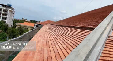 ngói liệt - ngói phẳng đất nung Hải Long tiles