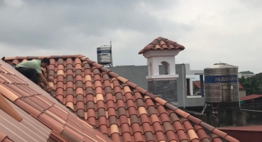 Kiến trúc ngói Mediteriano anh Tú tại Đông Triều - Quảng Ninh hinh 5