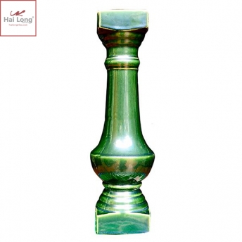 Con tiện sứ men xanh lá đậm thân thiện 02 Con tiện sứ men xanh lá đậm thân thiện 01