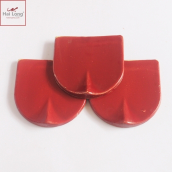 ngói mũi hài tráng men đỏ