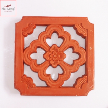 gạch thông gió đất nung hoa bưởi Bát Tràng