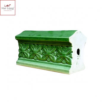 Bò nóc hoa chanh men xanh Hoàng gia Nhật 01