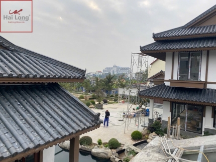 ngói âm dương phong cách Nhật