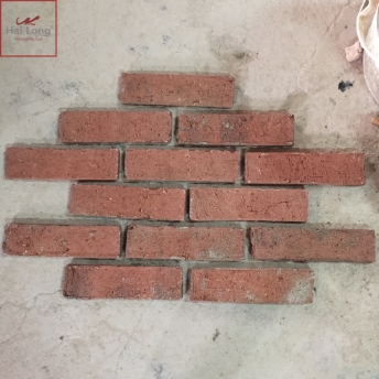 Gạch thẻ giả cổ ốp tường bề mặt sần kt 55x200x14 mm 01