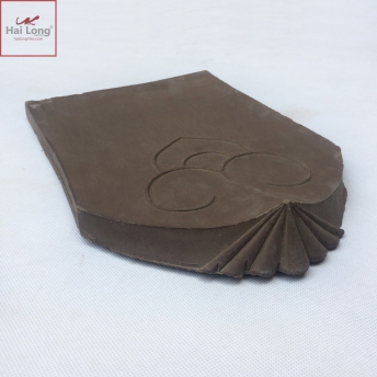 Ngói hài cổ đại - Nâu sành 01