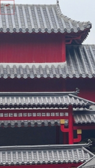 Ngói Âm Dương men ánh thép kiến trúc Chùa Cây Thị 01