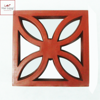 Gạch bông gió đất nung hoa chanh 30x30 cm - Hải Long Tiles