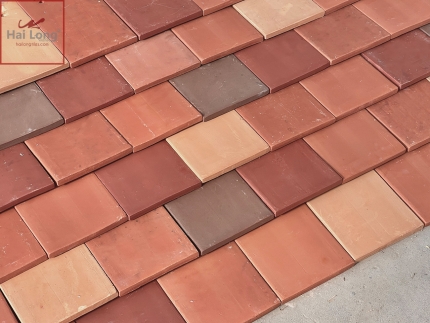 ngói phẳng màu trộn