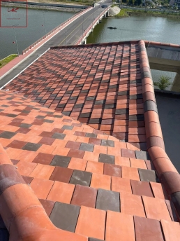 Mái ngói ManVillas 3 màu Đỏ đào - Nâu đỏ - Nâu đen 01