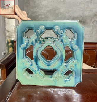 gạch thông gió men lục tàu gạch thông gió men lục tàu