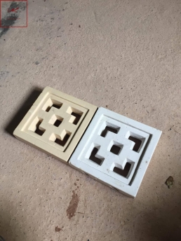 Gạch bông gió cube tráng men Bát Tràng