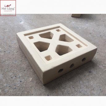 Gạch thông gió chữ Y tráng men Hải Long Bát Tràng