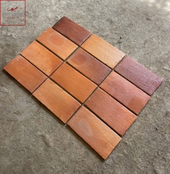 Gạch thẻ ốp tường gốm mộc - gạch thẻ Bát Tràng_1