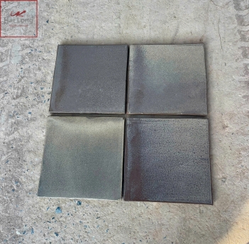 gạch cổ bát tráng men nâu gấm mới 2024