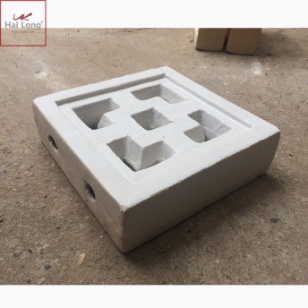 Gạch bông gió cube tráng men Bát Tràng