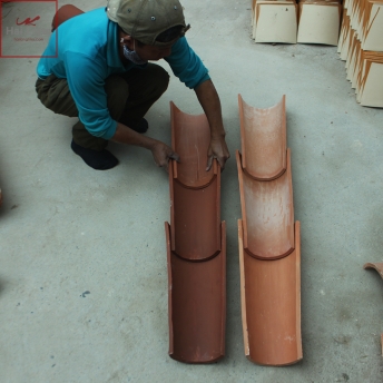 thi công ngói địa trung hải