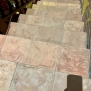 gạch mộc vân loang lát bậc thang