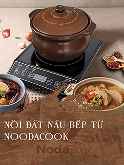 Nồi đất nấu bếp từ NodaCook