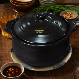 Nồi đất NodaCook Bát Tràng 2 lít (Đen)