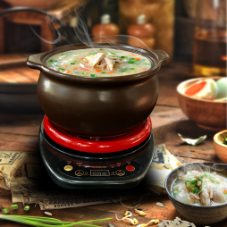 Nồi đất điện đa năng 2 lít ( màu nâu)