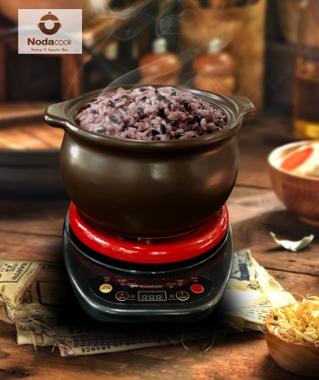 Nồi đất điện đa năng 2 lít ( màu nâu)
