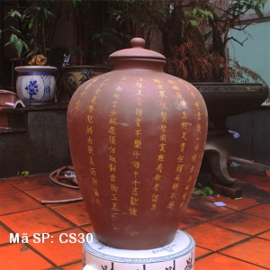 Hàng Độc | Bình ngâm rượu Sành Gốm sứ Bảo Minh Bát Tràng